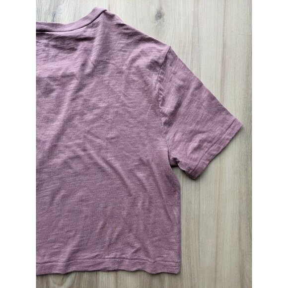 Aeropostale Choker Oversized Crop Tee Pink Womens Medium - Picture 10 of 12